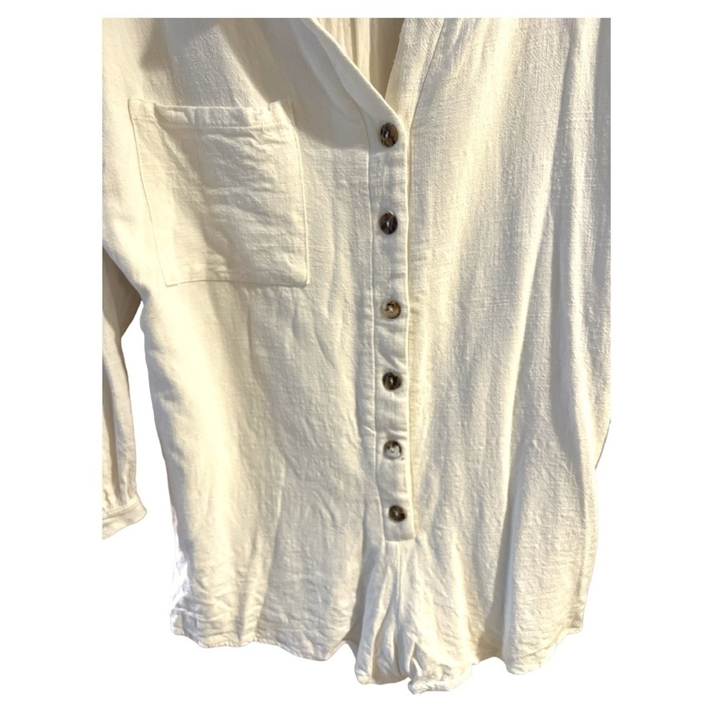 Uo Lannie Button-Front Romper - image 6